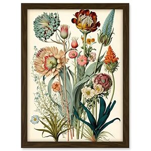 Artery8 Ernst Haeckel Inspired Vintage Botanical Plant Study Modern Watercolour Painting Illustration Artwork Framed A3 Wall Art Print Artery8 Ernst Haeckel Inspired Vintage Botanical Plant Study Modern Watercolour Painting Illustration Artwork Framed A3 Wall Art Print