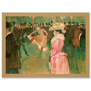 Artery8 Henri De Toulouse Lautrec At The Moulin Rouge The Dance Artwork Framed Wall Art Print A4 Artery8 Henri De Toulouse Lautrec At The Moulin Rouge The Dance Artwork Framed Wall Art Print A4
