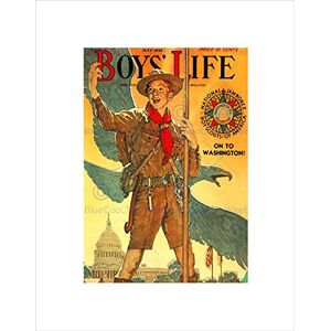 Wee Blue Coo Comics Boys Life Boy Scout Eagle White House Jamboree Wall Art Print Wee Blue Coo Comics Boys Life Boy Scout Eagle White House Jamboree Wall Art Print
