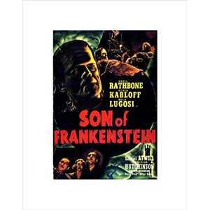 Wee Blue Coo Movie Film Sequel Son Frankenstein Karloff Lugosi Horror Wall Art Print Wee Blue Coo Movie Film Sequel Son Frankenstein Karloff Lugosi Horror Wall Art Print