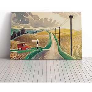 Big Box Art Canvas Print Wall Art Eric Ravilious The White Horses of Wiltshire Mounted & Stretched Box Frame Picture Home Decor for Kitchen, Living Room, Bedroom, Hallway, Multi-Colour, 24x16 Inch Big Box Art Canvas Print Wall Art Eric Ravilious The White Horses of Wiltshire Mounted & Stretched Box Frame Picture Home Decor for Kitchen, Living Room, Bedroom, Hallway, Multi-Colour, 24x16 Inch