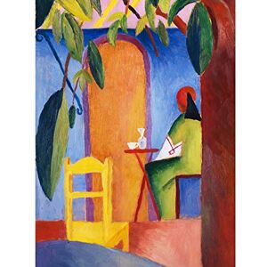 Fine Art Prints Macke August Turkisches Cafe Large Wall Art Print Canvas Premium Poster Mural Fine Art Prints Macke August Turkisches Cafe Large Wall Art Print Canvas Premium Poster Mural