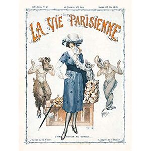 Artery8 La Vie Parisienne Travel Forest or Ocean Magazine Cover Unframed Wall Art Print Poster Home Decor Premium Artery8 La Vie Parisienne Travel Forest or Ocean Magazine Cover Unframed Wall Art Print Poster Home Decor Premium