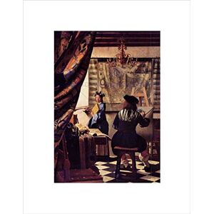 Wee Blue Coo Vermeer Allegory Of Painting Old Master Wall Art Print Wee Blue Coo Vermeer Allegory Of Painting Old Master Wall Art Print