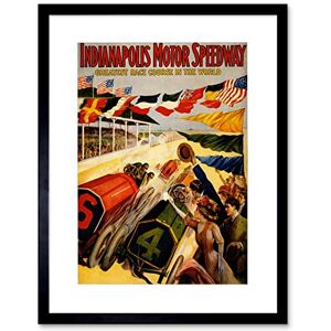 Wee Blue Coo Advert Sport Venue Indianapolis Motor Speedway Usa Framed Art Print B12X3234 Wee Blue Coo Advert Sport Venue Indianapolis Motor Speedway Usa Framed Art Print B12X3234