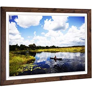 Big Box Art Framed Print of Landscape Guyana Lake Design Wall Art Picture Home Decor for Kitchen, Living, Dining Room, Lounge, Bedroom, Hallway, Office, Walnut, A2 / 24.5x18 Inch / 62x45cm Big Box Art Framed Print of Landscape Guyana Lake Design Wall Art Picture Home Decor for Kitchen, Living, Dining Room, Lounge, Bedroom, Hallway, Office, Walnut, A2 / 24.5x18 Inch / 62x45cm