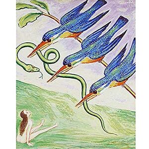 Artery8 Dardel Den Bortrovade Ormen Absducted Snake Painting Art Print Canvas Premium Wall Decor Poster Mural Artery8 Dardel Den Bortrovade Ormen Absducted Snake Painting Art Print Canvas Premium Wall Decor Poster Mural