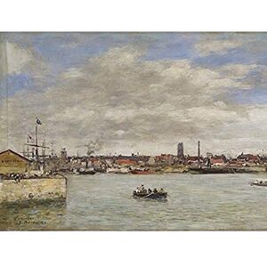 Artery8 Eugene Boudin Dunkerque 1889 Painting Art Print Canvas Premium Wall Decor Poster Mural Artery8 Eugene Boudin Dunkerque 1889 Painting Art Print Canvas Premium Wall Decor Poster Mural