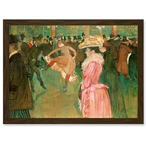 Artery8 Henri De Toulouse Lautrec At The Moulin Rouge The Dance Artwork Framed Wall Art Print A4 Artery8 Henri De Toulouse Lautrec At The Moulin Rouge The Dance Artwork Framed Wall Art Print A4
