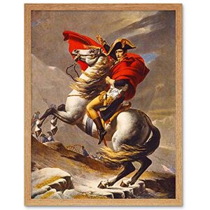 Wee Blue Coo Paintings Portrait Napoleon Bonaparte Emperor France Alps Horse Art Print Framed Poster Wall Decor 12X16 Inch Wee Blue Coo Paintings Portrait Napoleon Bonaparte Emperor France Alps Horse Art Print Framed Poster Wall Decor 12X16 Inch