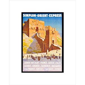 Wee Blue Coo TRAVEL TRANSPORT SIMPLON ORIENT EXPRESS CASTLE FRANCE FRAMED ART PRINT B12X11386 Wee Blue Coo TRAVEL TRANSPORT SIMPLON ORIENT EXPRESS CASTLE FRANCE FRAMED ART PRINT B12X11386