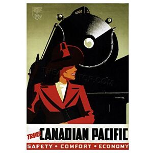 Wee Blue Coo Travel Canadian Pacific Train Rail Locomotive Canada Ad Wall Art Print Wee Blue Coo Travel Canadian Pacific Train Rail Locomotive Canada Ad Wall Art Print