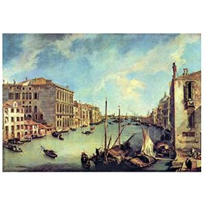 Wee Blue Coo Painting Canaletto Grand Canal San Vio Old Master Wall Art Print Wee Blue Coo Painting Canaletto Grand Canal San Vio Old Master Wall Art Print