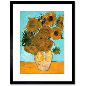 Wee Blue Coo Van Gogh Still Life Vase With Twelve Sunflowers Old Art Framed Wall Art Print Wee Blue Coo Van Gogh Still Life Vase With Twelve Sunflowers Old Art Framed Wall Art Print