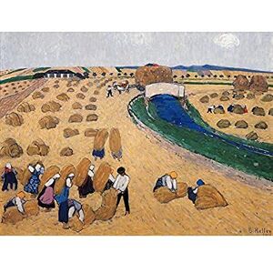 Artery8 Koller Pinell Harvest Field Farming Painting Unframed Wall Art Print Poster Home Decor Premium Artery8 Koller Pinell Harvest Field Farming Painting Unframed Wall Art Print Poster Home Decor Premium