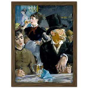 Fine Art Prints Edouard Manet At The Cafe Large Framed Art Print Poster Wall Decor 18x24 Fine Art Prints Edouard Manet At The Cafe Large Framed Art Print Poster Wall Decor 18x24