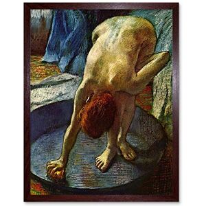 Wee Blue Coo Edgar Degas The Tub Old Master Painting Art Print Framed Poster Wall Decor 12X16 Inch Wee Blue Coo Edgar Degas The Tub Old Master Painting Art Print Framed Poster Wall Decor 12X16 Inch