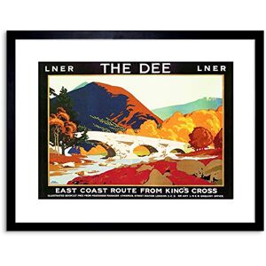 Wee Blue Coo TRAVEL AD TRAIN RAIL RIVER DEE ABERDEEN SCOTLAND HIGHLANDS FRAMED PRINT F97X7232 Wee Blue Coo TRAVEL AD TRAIN RAIL RIVER DEE ABERDEEN SCOTLAND HIGHLANDS FRAMED PRINT F97X7232