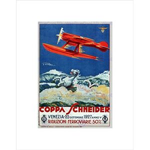 Wee Blue Coo SPORT SCHNEIDER CUP AIRPLANE AEROPLANE VENICE ITALY AD FRAMED PRINT B12X896 Wee Blue Coo SPORT SCHNEIDER CUP AIRPLANE AEROPLANE VENICE ITALY AD FRAMED PRINT B12X896