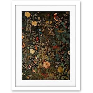 Artery8 Audubon Style Birds in Spring Flower Field Modern Artwork Framed Wall Art Print 18X24 Inch Artery8 Audubon Style Birds in Spring Flower Field Modern Artwork Framed Wall Art Print 18X24 Inch