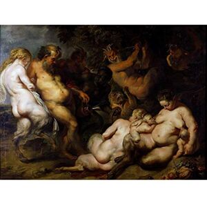 Fine Art Prints Rubens Bacchanalia Malerei, großer Kunstdruck auf Leinwand, Premium-Poster Fine Art Prints Rubens Bacchanalia Malerei, großer Kunstdruck auf Leinwand, Premium-Poster