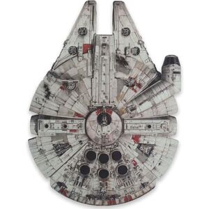 Open Road Brands Disney Star Wars Millennium Falcon Aerial View Embossed Metal Sign Vintage Millennium Falcon Wall Decor for Home Open Road Brands Disney Star Wars Millennium Falcon Aerial View Embossed Metal Sign Vintage Millennium Falcon Wall Decor for Home