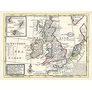 Fine Art Prints Moll 1732 General Map Great Britain Ireland France Unframed Wall Art Print Poster Home Decor Premium Fine Art Prints Moll 1732 General Map Great Britain Ireland France Unframed Wall Art Print Poster Home Decor Premium