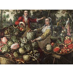 Fine Art Prints Joachim Beuckelaer The Four Elements Earth Kunstdruck auf Leinwand, groß, Premium-Poster Fine Art Prints Joachim Beuckelaer The Four Elements Earth Kunstdruck auf Leinwand, groß, Premium-Poster