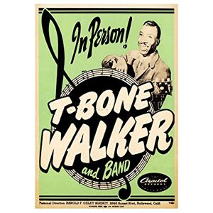 Wee Blue Coo Music Concert Ad T-bone Walker Band Blues Picture Wall Art Print Wee Blue Coo Music Concert Ad T-bone Walker Band Blues Picture Wall Art Print