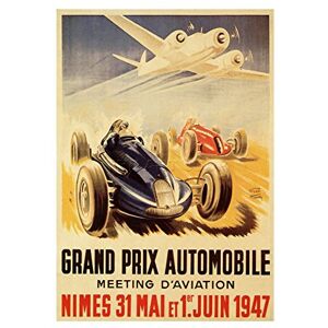 Wee Blue Coo Sport Ad Grand Prix Air Show Nimes France Picture Wall Art Print Wee Blue Coo Sport Ad Grand Prix Air Show Nimes France Picture Wall Art Print