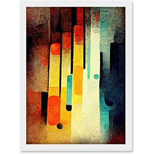 Doppelganger33 LTD Acid Jazz Retro Colourful Boho Abstract Artwork Framed A3 Wall Art Print Doppelganger33 LTD Acid Jazz Retro Colourful Boho Abstract Artwork Framed A3 Wall Art Print