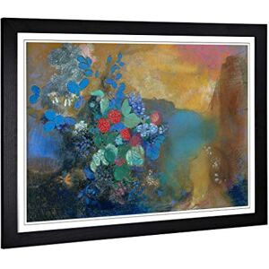 Big Box Art Framed Print of Odilon Redon Ophelia Among The Flowers Design Wall Art Picture Home Decor for Kitchen, Living Room, Bedroom, Hallway, Black, A2 / 24.5x18 Inch / 62x45cm Big Box Art Framed Print of Odilon Redon Ophelia Among The Flowers Design Wall Art Picture Home Decor for Kitchen, Living Room, Bedroom, Hallway, Black, A2 / 24.5x18 Inch / 62x45cm