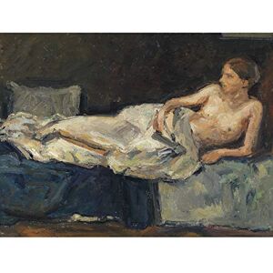 Fine Art Prints Holzel Reclining Half Nude Figure Painting Large Print Poster Wall Art Decor Picture Fine Art Prints Holzel Reclining Half Nude Figure Painting Large Print Poster Wall Art Decor Picture