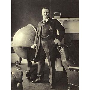 Wee Blue Coo Vintage Portrait President Theodore Roosevelt Art Print Poster Wall Decor 12X16 Inch Wee Blue Coo Vintage Portrait President Theodore Roosevelt Art Print Poster Wall Decor 12X16 Inch
