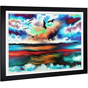 Big Box Art Framed Print of Birds and Ocean Design Wall Art Picture Home Decor for Kitchen, Living, Dining Room, Lounge, Bedroom, Hallway, Office, Black, A2 / 24.5x18 Inch / 62x45cm Big Box Art Framed Print of Birds and Ocean Design Wall Art Picture Home Decor for Kitchen, Living, Dining Room, Lounge, Bedroom, Hallway, Office, Black, A2 / 24.5x18 Inch / 62x45cm