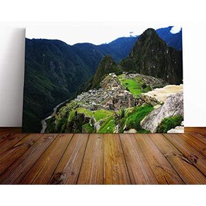 Big Box Art Canvas Print Wall Art Machu Picchu Peru Mountain Landscape (2) Mounted & Stretched Box Frame Picture Home Decor for Kitchen, Living Room, Bedroom, Hallway, Multi-Colour, 24x16 Inch Big Box Art Canvas Print Wall Art Machu Picchu Peru Mountain Landscape (2) Mounted & Stretched Box Frame Picture Home Decor for Kitchen, Living Room, Bedroom, Hallway, Multi-Colour, 24x16 Inch