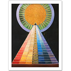 Wee Blue Coo Hilma Af Klint Altarpiece No 1 Group X Artwork Framed Wall Art Print 18X24 Inch Wee Blue Coo Hilma Af Klint Altarpiece No 1 Group X Artwork Framed Wall Art Print 18X24 Inch