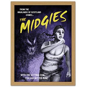 Wee Blue Coo Movie Film Mock-Up Promo Midgies Scotland Artwork Framed Wall Art Print 18X24 Inch Wee Blue Coo Movie Film Mock-Up Promo Midgies Scotland Artwork Framed Wall Art Print 18X24 Inch