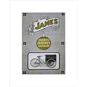 Wee Blue Coo Advert Famous James Tricycle London UK Vintage Wall Art Print Wee Blue Coo Advert Famous James Tricycle London UK Vintage Wall Art Print