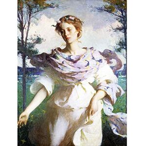 Fine Art Prints Benson Summer Woman Trees Painting Large Print Poster Wall Art Decor Picture Fine Art Prints Benson Summer Woman Trees Painting Large Print Poster Wall Art Decor Picture