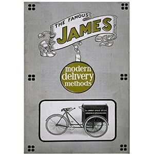 Wee Blue Coo Ad Famous James Tricycle London UK Vintage Wall Art Print Wee Blue Coo Ad Famous James Tricycle London UK Vintage Wall Art Print