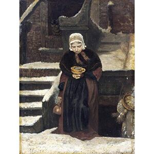 Artery8 August Alleba Lifes Eventide Old Woman Painting Unframed Wall Art Print Poster Home Decor Premium Artery8 August Alleba Lifes Eventide Old Woman Painting Unframed Wall Art Print Poster Home Decor Premium