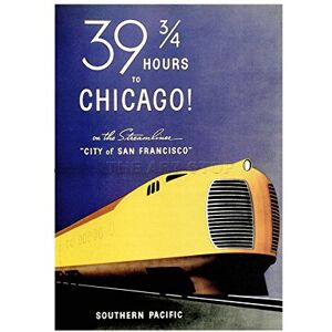 Wee Blue Coo Southern Pacific Chicago Train Rail Ad Picture Wall Art Print Wee Blue Coo Southern Pacific Chicago Train Rail Ad Picture Wall Art Print