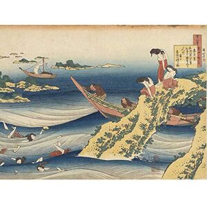 Artery8 Hokusai Pearl Diver Sea Boats Japanese Painting Unframed Wall Art Print Poster Home Decor Premium Artery8 Hokusai Pearl Diver Sea Boats Japanese Painting Unframed Wall Art Print Poster Home Decor Premium