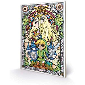 Pyramid The Legend of Zelda Stained Glass Wood Print 40 x 59cm, Multi-Colour, 40 x 59 x 1.3 cm Pyramid The Legend of Zelda Stained Glass Wood Print 40 x 59cm, Multi-Colour, 40 x 59 x 1.3 cm