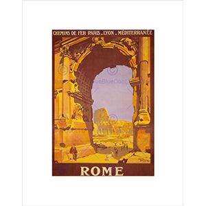 Wee Blue Coo TRAVEL TOURISM ROME ITALY TITUS ARCH COLLOSEUM NEW FRAMED ART PRINT B12X10605 Wee Blue Coo TRAVEL TOURISM ROME ITALY TITUS ARCH COLLOSEUM NEW FRAMED ART PRINT B12X10605