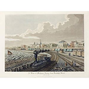 Fine Art Prints Varin View Michigan Avenue Randolph Street Painting Large Print Poster Wall Art Decor Picture Fine Art Prints Varin View Michigan Avenue Randolph Street Painting Large Print Poster Wall Art Decor Picture