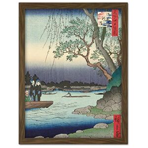 Artery8 Hiroshige The Onmaya Shore Landscape Japan Artwork Framed Wall Art Print 18X24 Inch Artery8 Hiroshige The Onmaya Shore Landscape Japan Artwork Framed Wall Art Print 18X24 Inch
