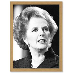 Artery8 - Margaret Thatcher Portrait - A4 - Framed wall art Artery8 - Margaret Thatcher Portrait - A4 - Framed wall art