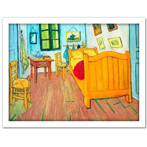 Wee Blue Coo Van Gogh Bedroom in Arles Artwork Framed Wall Art Print 18X24 Inch Wee Blue Coo Van Gogh Bedroom in Arles Artwork Framed Wall Art Print 18X24 Inch